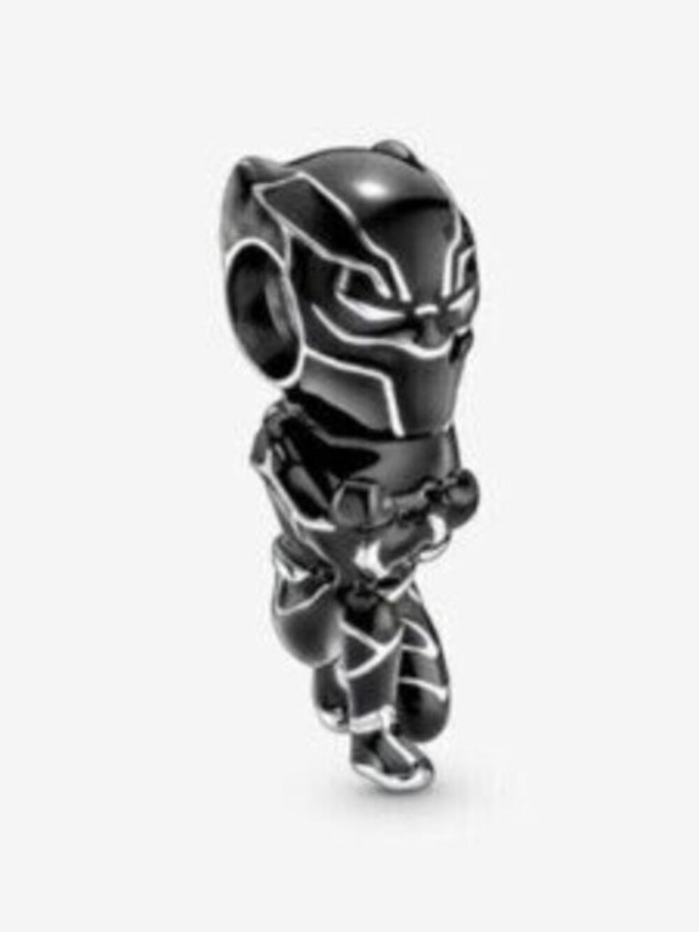 Pandora Black Panther Silver-Accented Black Charm